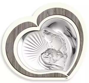 Икона серебряная "Богородица с Младенцем" (52х47см) L221 7