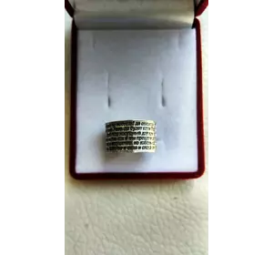 Серебряное охранное кольцо "Молитва Отче Наш"