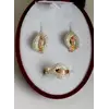 Серебряный набор с золотыми пластинами Вдохновение Серебряный набор с золотыми пластинами Вдохновение
