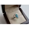 Серебряное кольцо с золотыми пластинами "Музыка дождя" Серебряное кольцо с золотыми пластинами "Музыка дождя"