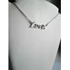 Серебряный именное колье "Love" Серебряный именное колье "Love"