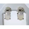 Серебряные серьги с золотыми накладками "Джамала" Серебряные серьги с золотыми накладками "Джамала"