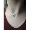 Серебряный кулон с золотой вставкой Серебряный кулон с золотой вставкой