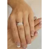 Серебряное кольцо с золотой пластиной "Эдель" Серебряное кольцо с золотой пластиной "Эдель"