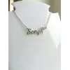 Серебряное  именное колье  Соня Sonya Серебряное  именное колье  Соня Sonya