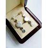 Серебряные серьги Монетки Серебряные серьги Монетки