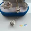 Серебряный набор с золотыми пластинами МЕЧТАТЕЛЬНИЦА Серебряный набор с золотыми пластинами МЕЧТАТЕЛЬНИЦА