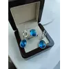 Серебряный набор  с Аквамарином Серебряный набор  с Аквамарином