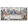 Икона серебряная Тайная вечеря (цветная) 60х32 см 81323.8LCOL Икона серебряная Тайная вечеря (цветная) 60х32 см 81323.8LCOL