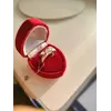 Серебряное кольцо с золотой пластиной Мирабель Серебряное кольцо с золотой пластиной Мирабель