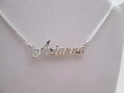 Серебряный именное колье Арианна Arianna Серебряный именное колье Арианна Arianna