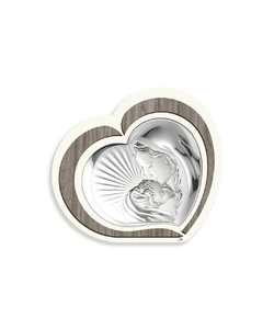 Икона серебряная "Матерь Божья с Младенцем" (10.5х9см) L221 1 Икона серебряная "Матерь Божья с Младенцем" (10.5х9см) L221 1