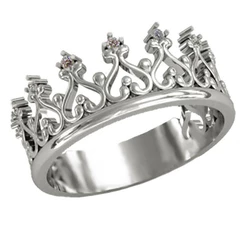Серебряное кольцо "Корона" Серебряное кольцо "Корона"