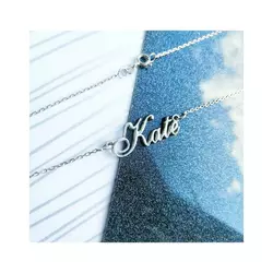 Серебряный именное колье Kate Серебряный именное колье Kate