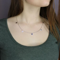 Серебряное колье монетки Серебряное колье монетки