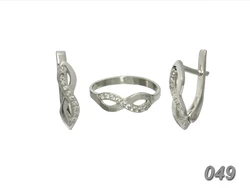 Сережки серебряные Сережки серебряные