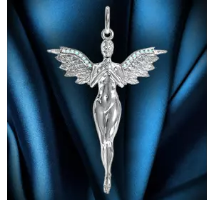 Серебряный кулон Ангел. Серебряный кулон Ангел.