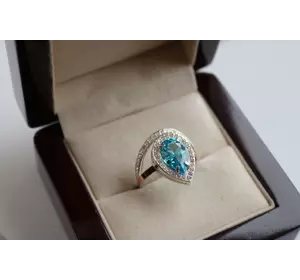 Серебряное кольцо с золотыми пластинами "Музыка дождя" Серебряное кольцо с золотыми пластинами "Музыка дождя"